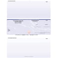 thumbnail image 1 of Abc Laser Business Checks, Middle Position, Marble Blue, 250 Count, 1 of 3