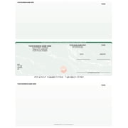 Abc Laser Business Checks   Checks in the Middle, Marble Green, 500 Count