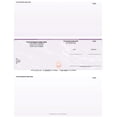 thumbnail image 1 of Abc Laser Business Checks – Checks in the Middle, Marble Purple, 500 Count, 1 of 3