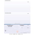 thumbnail image 1 of Abc Laser Business Checks, Checks on Bottom, Marble Blue, 250 Count, 1 of 3