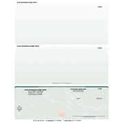 ABC Laser Business Checks   Checks on Bottom, Marble Green - 500