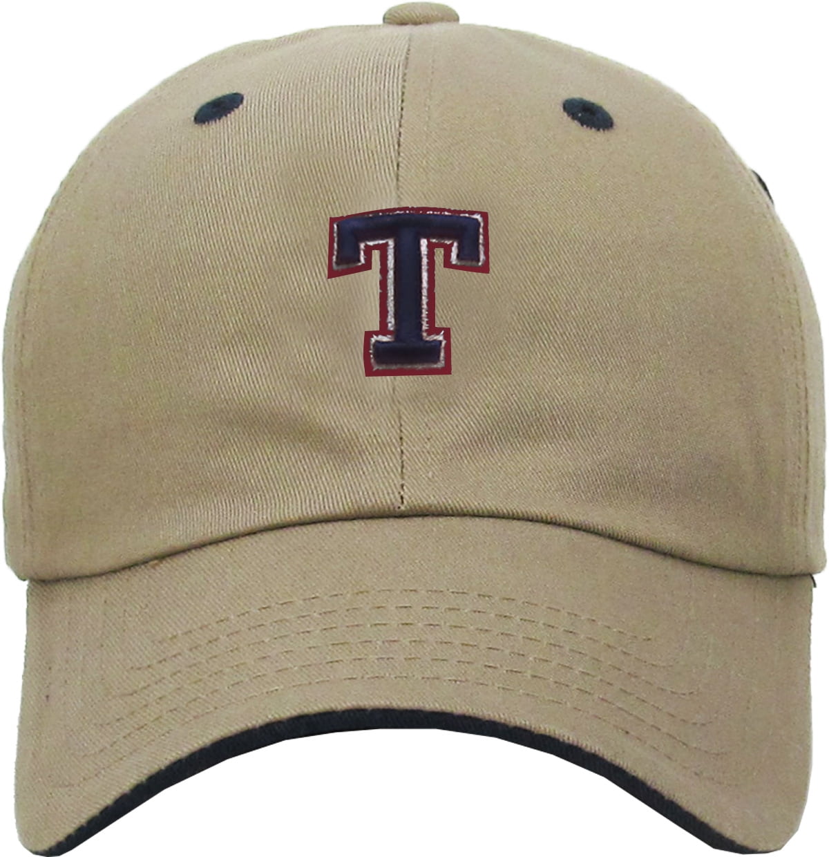 Adjustable Embroidered Letter Print Baseball Cap Unisex Classic Cotton Dad Hat ABC Letter Initial Embroidery Adjustable Dad Hat Cotton  main image 4