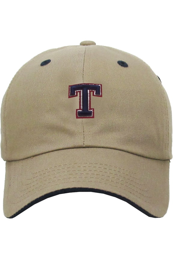 ABC Letter Initial Embroidery Adjustable Dad Hat Cotton Baseball Cap