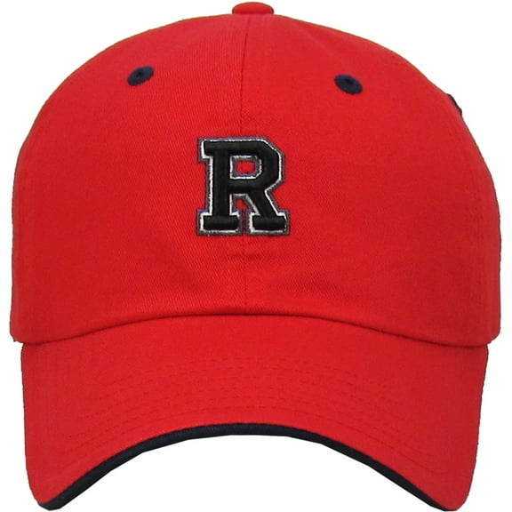 ABC Letter Initial Embroidery Adjustable Dad Hat Cotton Baseball Cap