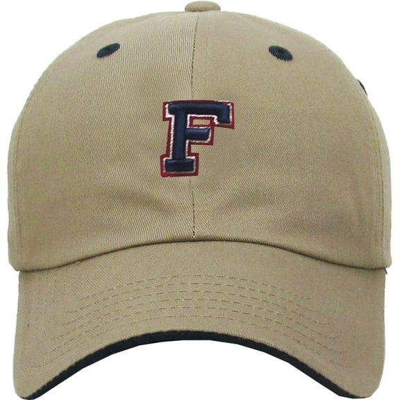 ABC Letter Initial Embroidery Adjustable Dad Hat Cotton Baseball Cap