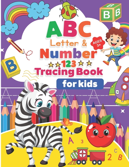 ABC Letter and Number 123 Tracing Book, (Paperback) - Walmart.com