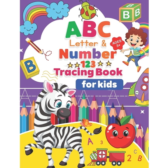 ABC Letter and Number 123 Tracing Book, (Paperback)