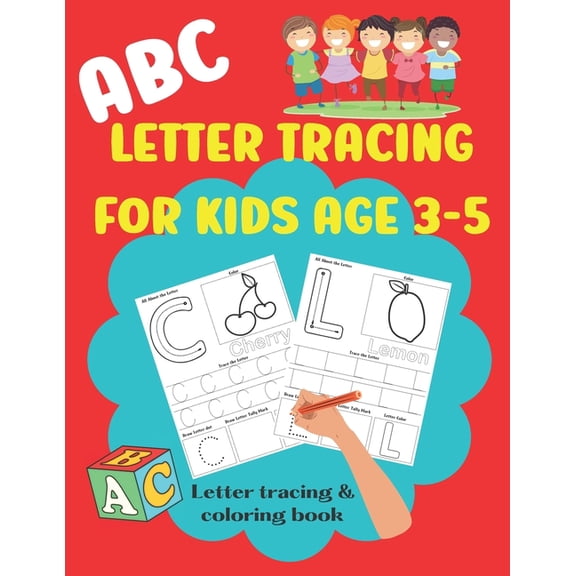 ABC Letter tracing for kids age 3-5: abc connect the dots for kids (Paperback)