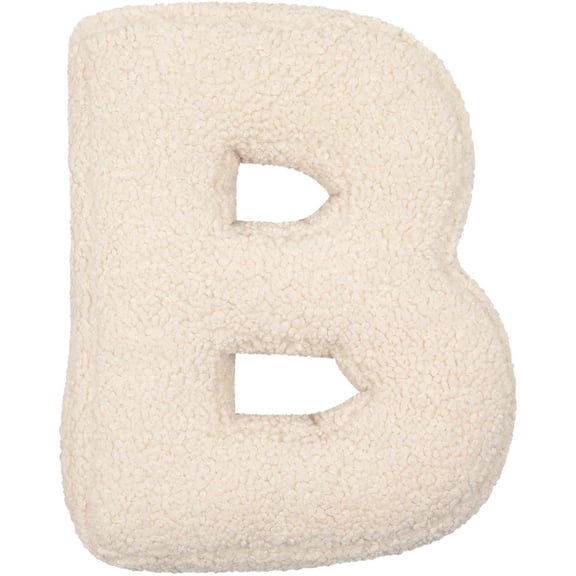 ABC Letters Throw Pillow Lambswool Letters Seating Cushion Children Plushies Doll Toddler Sleep Soothing Pillow Home Decoration