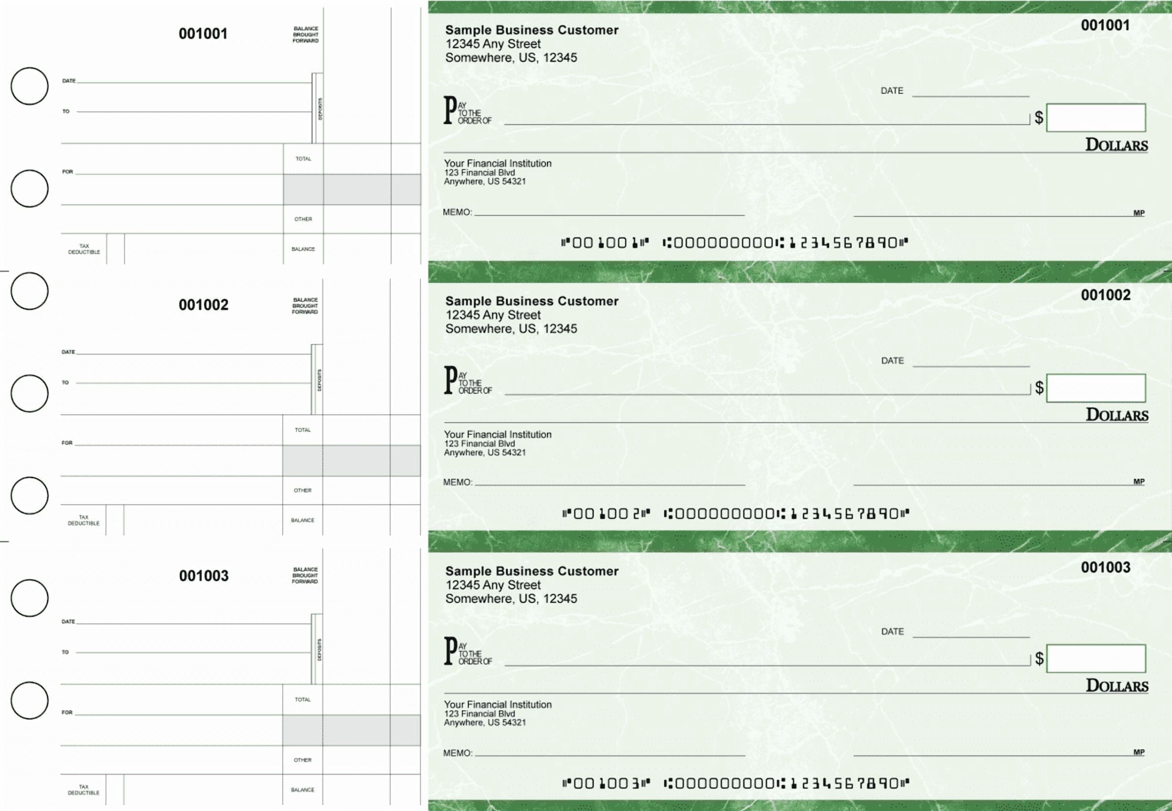 Business Check Printers Abc Check Printing, Business Checks, 500 Checks, 3 per Page - Walmart.com