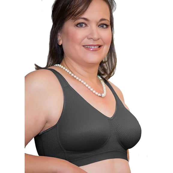 ABC Mastectomy Bra Massage Size 44A Black