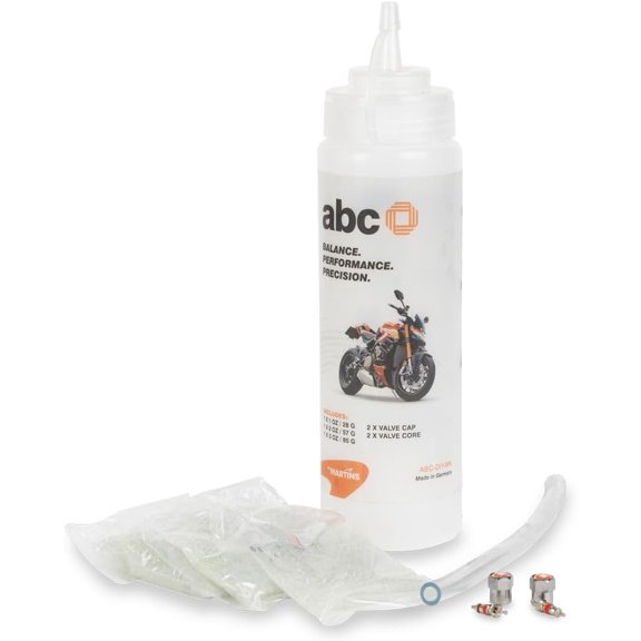ABC Motorcycle Tire Balancing Beads Kit | All-in-One DIY Install for Motorcycles