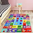 thumbnail image 1 of ABC Numbers Animals Educational Area Rug for Children Bedroom Playroom Non-Slip Design Carpet for Living Room Play Rug, 1 of 5