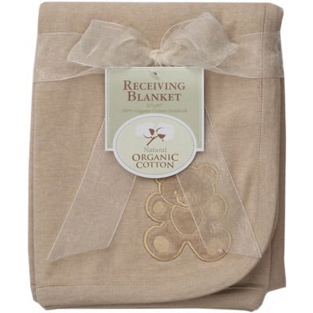 ABC Organic Cotton Receiving Blanket