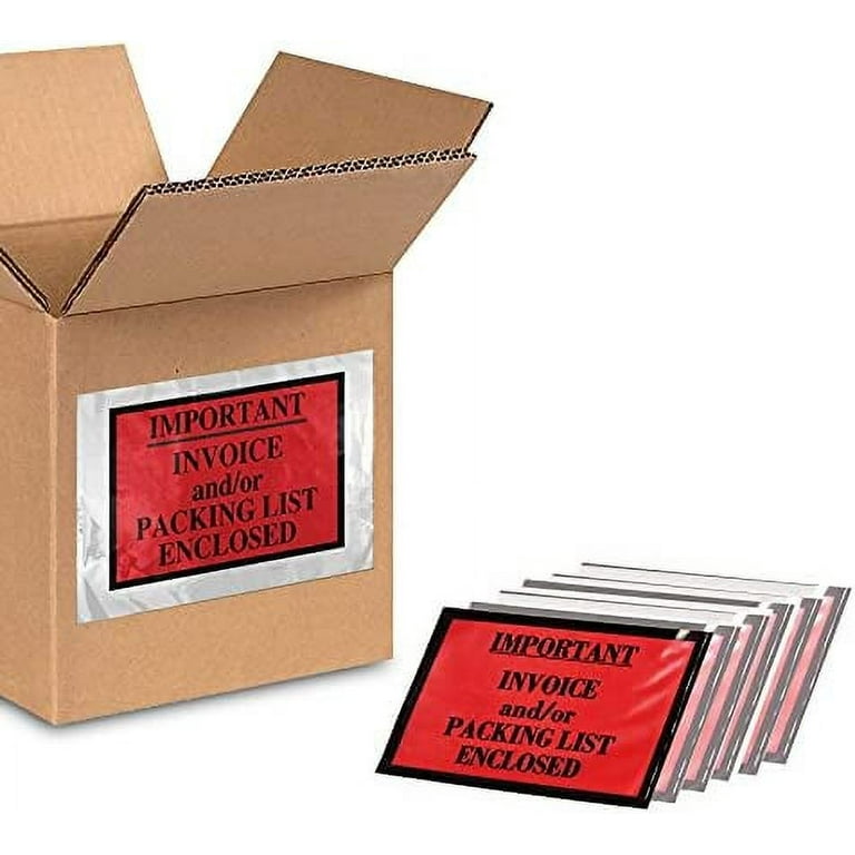 Packing list enclosed pouches hotsell