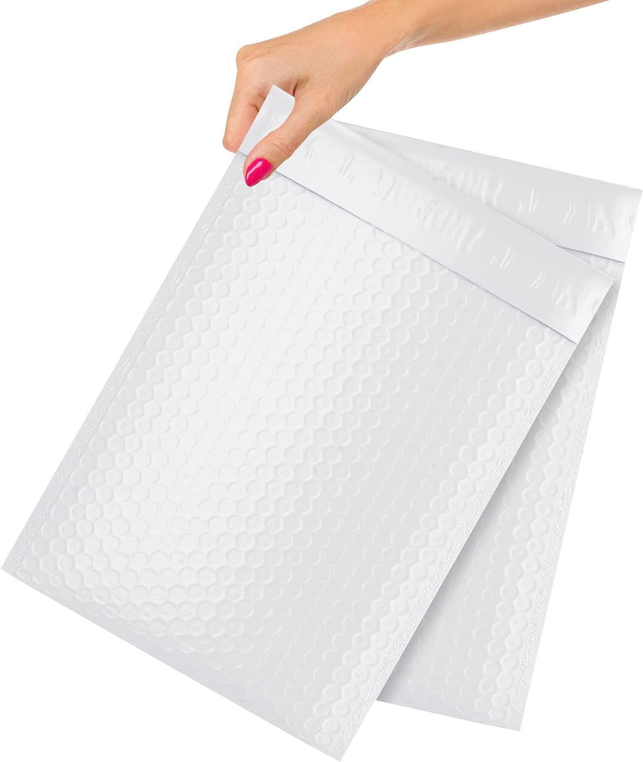 ABC Poly Bubble Mailer 7 x 11 Inches, Pack of 25 White Padded Shipping