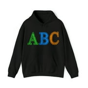 ABC Retro Graphic Hoodie Sweatshirt, Sizes S-5XL