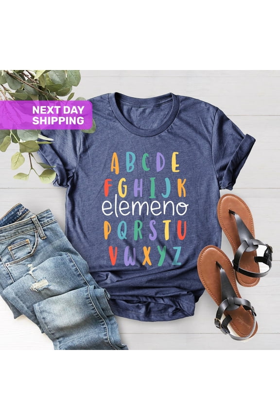 ABC Shirt, ABC Elemeno Shirt, Teacher Shirt, Preschool Teacher Shirt, Elemeno Shirt, Kindergarten Teacher Shirt, Alphabet Shirt, Shirt Tshirt All Size S-5XL