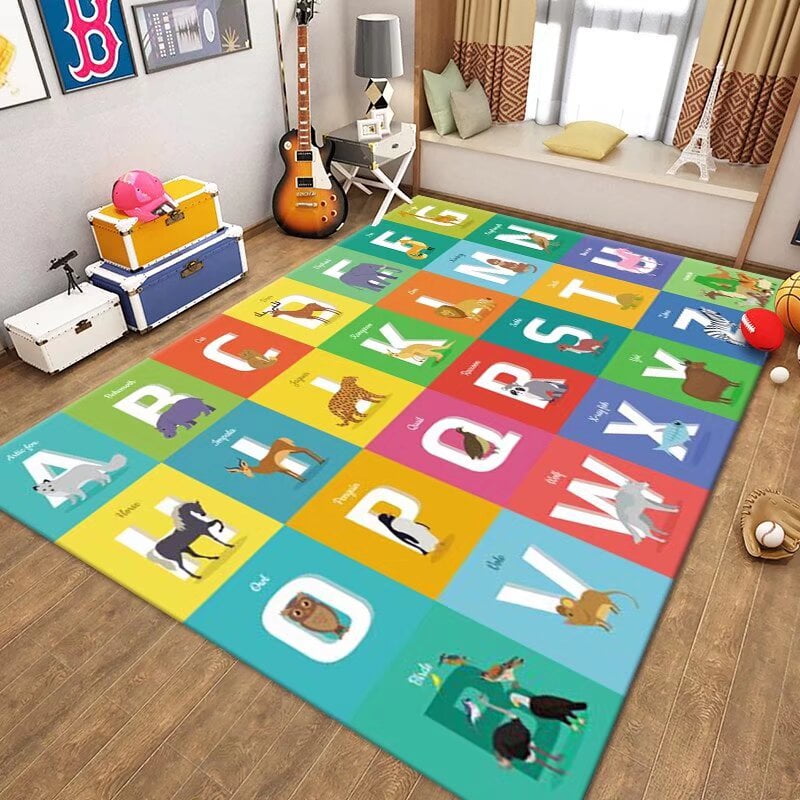 ABC Simple Style Children Cute Carpet for Living Room Home r Area Rug ...