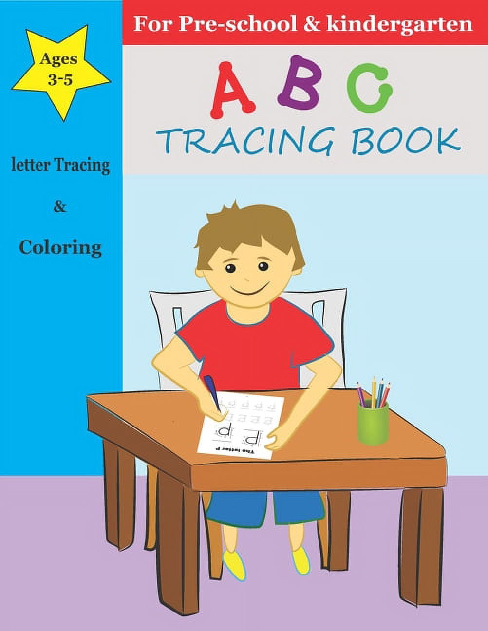 ABC Tracing book For Pre-school & kindergarten: Alphabet Tracing Book ...