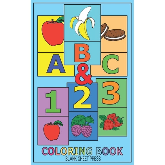 ABC & 123: (On-The-Go) Coloring And Activity Book For Kids and Toddlers, (Paperback)