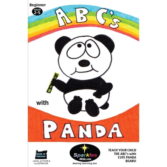 ABC'c with PANDA!: Learn the ABC's with CUTE PANDA BEARS, (Paperback)