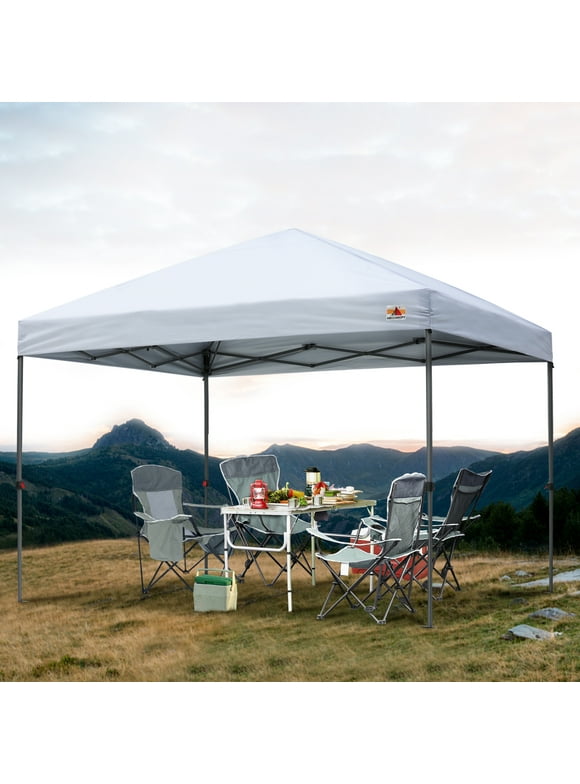 ABCCANOPY 10 ft x 10 ft Easy Pop up Outdoor Canopy Tent, White