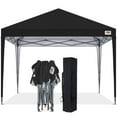 thumbnail image 1 of ABCCANOPY 10' x 10' Black Outdoor Pop up Canopy Tent Camping Sun Shelter-Series, 1 of 8