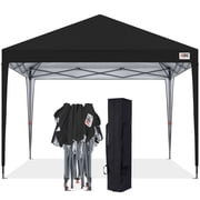 ABCCANOPY 10 x 10 Black Outdoor Pop up Canopy Tent Camping Sun Shelter-Series