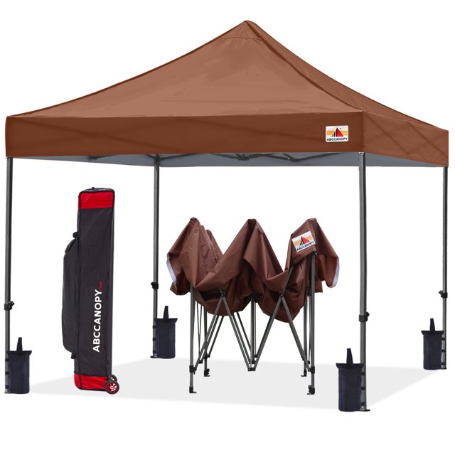 Camping Tent Gymax 10x20 FT Canopy, Heavy Duty With 6