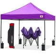 thumbnail image 1 of ABCCANOPY 10' x 10' Purple Outdoor Commercial Instant Shelter Metal Patio Pop-Up Canopy, 1 of 8