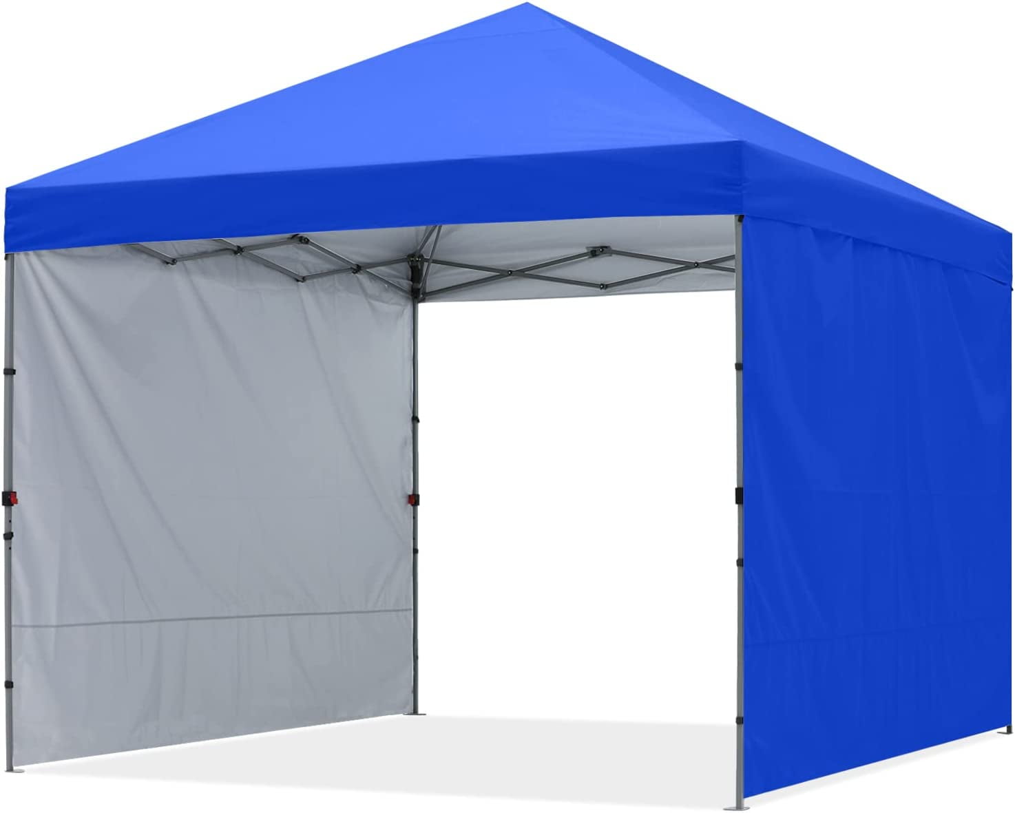 ABCCANOPY 10ft x 10ft Easy Pop up Outdoor Canopy Tent With 2 Side Walls