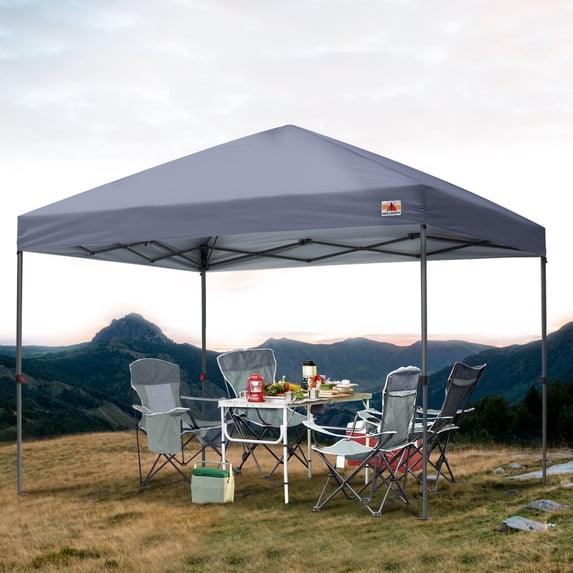 ABCCANOPY 12 Ft x 12 Ft Easy Pop up Outdoor Canopy Tent,Gray