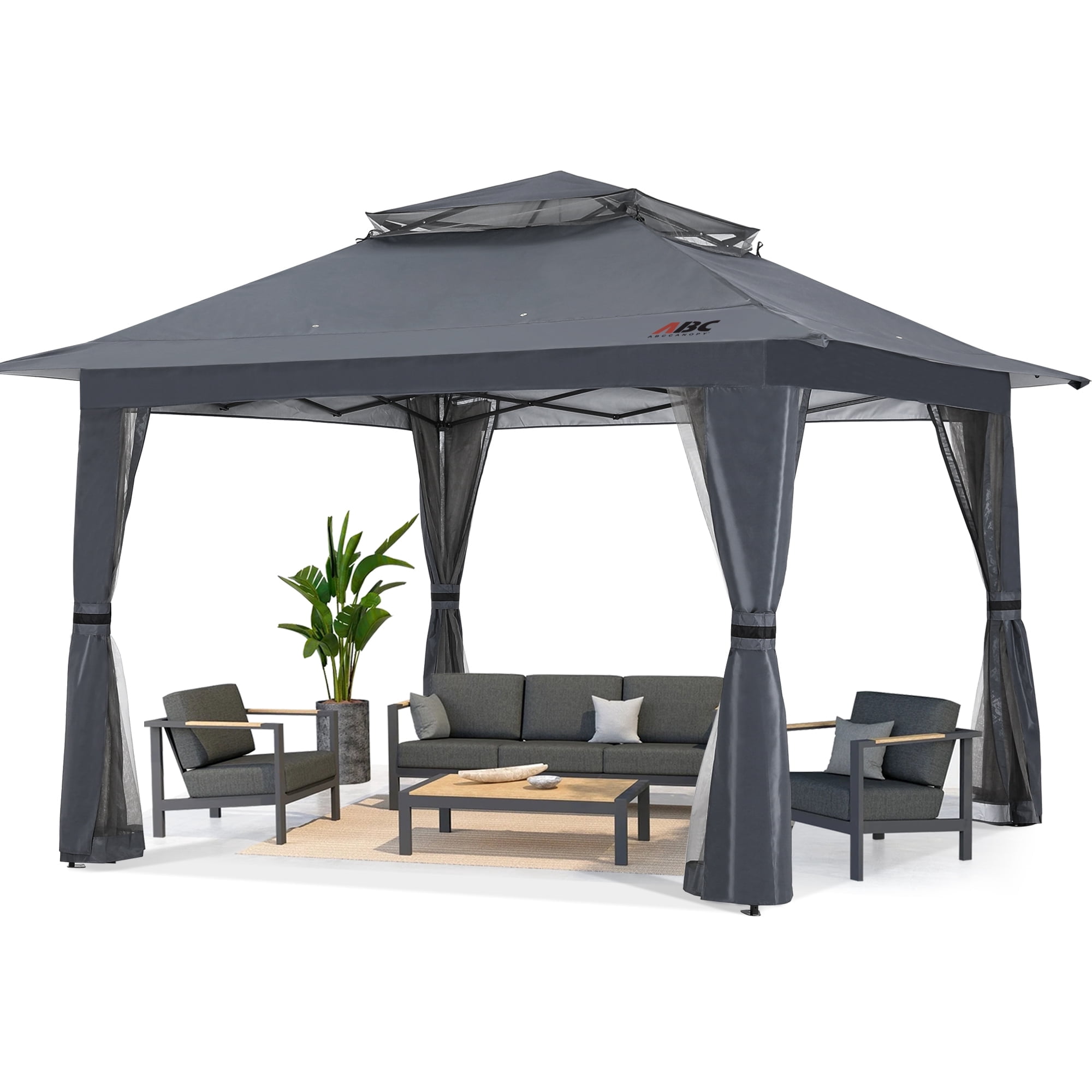 ABCCANOPY 13'x13' Vented Gazebo Tent for Backyard, Outdoor Pop up