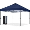 thumbnail image 1 of ABCCANOPY 8 ft x 8 ft Easy Pop up Outdoor Portable Instant One Push Function Canopy Tent with Air Vent, Navy Blue, 1 of 8