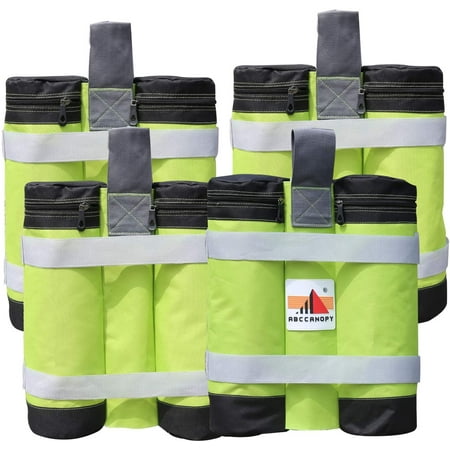 ABCCANOPY Canopy Weights Instant Shelters Sandbags Weight Bags, Set of 4, Green