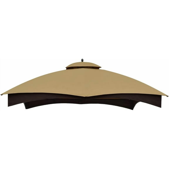 ABCCANOPY Gazebo Replacement Canopy Top for Lowe's Allen Roth #GF-12S004B-1, Beige