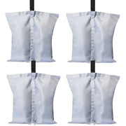 ABCCANOPY 100 LBS 4-Pack Universal Canopy Weights, Heavy Duty Gazebo Tent Sand Bags, Gray