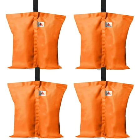 ABCCANOPY Orange Canopy Weights Tent Sand Bags 4pcs-Pack