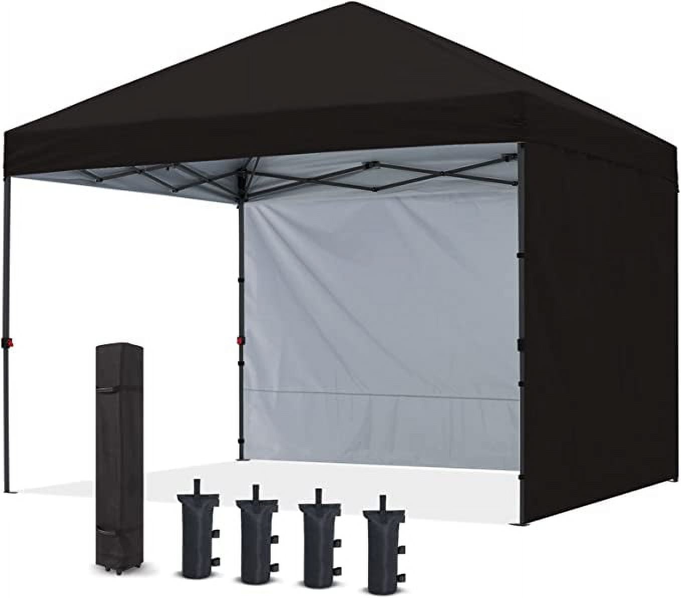 ABCCANOPY Pop Up Canopy Tent 10x10Ft Outdoor Canopy with 2 Removable ...