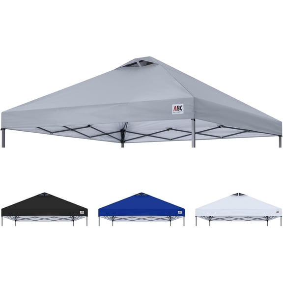 ABCCANOPY Replacement Canopy Top for Easy Pop up Canopy Tent 10x10, Gray
