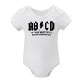 thumbnail image 1 of ABCD - Baby Clothes - Funny Newborn Bodysuit Outfits for Boys And Girls White-style-1 9months, 1 of 7