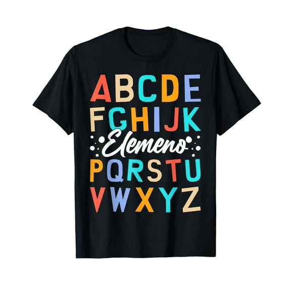 ABCD Elemeno Teacher Pre K Kindergarten Back To School T-Shirt