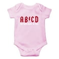 thumbnail image 1 of ABCD For Those About To Talk - Funny Rock - Cute One-Piece Infant Baby Bodysuit, 1 of 4