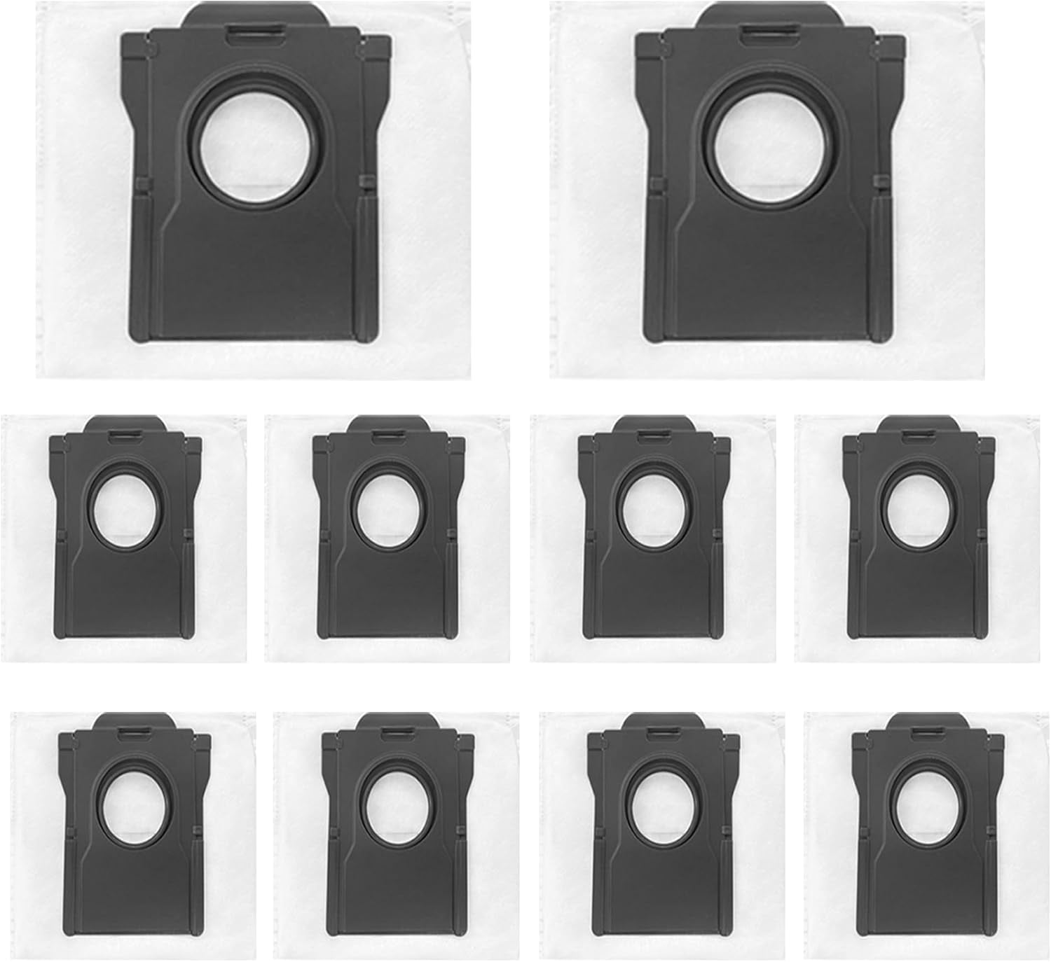 10 Pack Dust Bags For Dreame Robot Vacuums - 3.2L Self-Emptying Base Replacement Bags