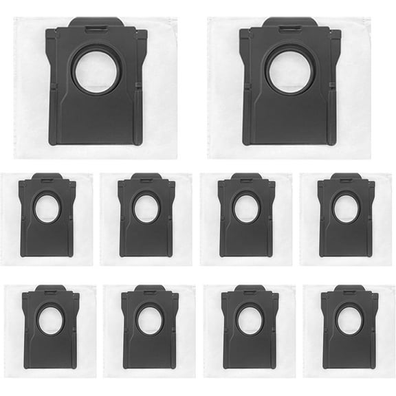 ABCISI 10 Pack Disposable Dust Bag Replacement for Dreame X50 Ultra/ X40 Ultra/ L40 Ultra/ X30 Ultra/ L10s Pro Ultra Heat/ L10s Ultra Gen 2 Robot Vacuum Bags