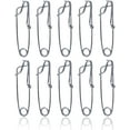thumbnail image 1 of ABCISI 10pcs Long Line Snap Clips, Stainless Steel Fishing Line Clips Trotline Clips Decoy Clips Fishing Snap Hook Terminal Tackle Baits Clip Branch Hanger Snap Tuna Clips, 1 of 9