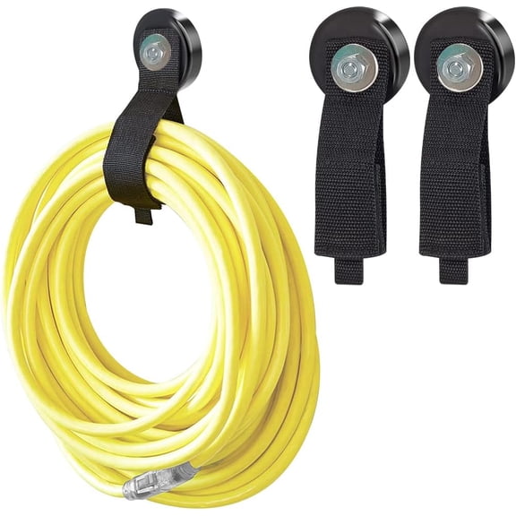 ABCISI 2 PCS Heavy Duty Magnetic Hooks, Multipurpose Hanging Support for Everyday Gear and Equipment, Tool Organization for Tool Sheds, Utility Corners, Metal Shelves, Cars, Garage, RV, House