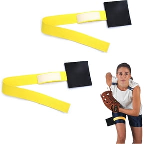 ABCISI 2 PCS Softball Pitching Training Aids, Professional Softball Pitching Tools, Elastic Softball Circle Pitcher Belt for Softball Training, Leg Wrapping Strap