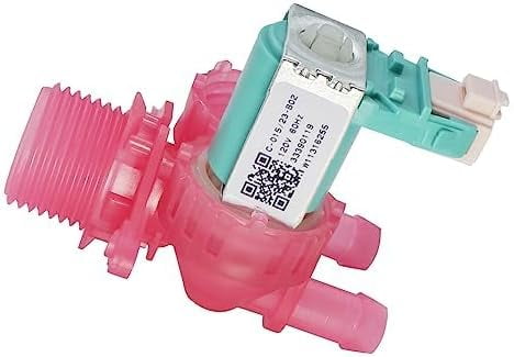 ABCISI 2026 Upgrade W11316255 Washing Machine Water Inlet Solenoid Valve Assembly for Whirlpool Maytag Amana Washing Machine Parts Replace 33490439 W11036928 AP6835736 1Year Warranty